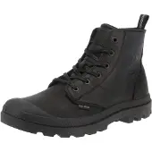 Palladium Schnürboots "PAMPA ZIP LTH ESS", Herren, Gr. 43, schwarz, Leder, Schuhe Schnürboots, Winterschuhe, Winterboots, Schnürstiefel, Winterstiefel Reißverschluss