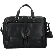 Leonhard heyden Roma Aktentasche Leder 40 cm Laptopfach Leonhard Heyden Schwarz