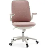 Hjh OFFICE Kinderdrehstuhl Swivelo Schreibtischstuhl für Kinder höhenverstellbar mit abklappbaren Armlehnen Stoff