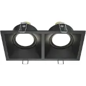 Maytoni Dot Downlight, Einbauleuchte 2x GU10 Schwarz