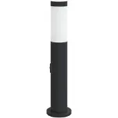 vidaXL Pollerleuchte mit Auslass 50 cm Edelstahl IP44