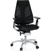 Hjh OFFICE GENIDIA - High End Bürostuhl Schwarz