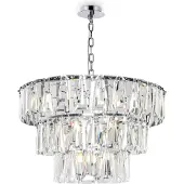 Maytoni Puntes Pendelleuchte MOD043PL-18CH 18xE14, Chrom, aus Metall, exkl. Leuchtmittel