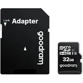 Goodram M1AA, 32 GB, MicroSDHC, Klasse 10, UHS-I, 100 MB/s, 10 MB/s