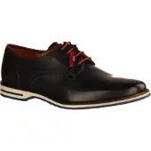 Lloyd Eleganter Schnürer Detroit, Herren, Ocean(Dunkelblau), Leder, - Herrenschuhe Sneaker / Schnürschuh, Blau, leder (lucca c.)