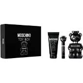 Moschino Toy Boy Eau de Parfum Spray 100 ml + parfümiertes Körpergel 100 ml + Eau de Parfum Spray Miniatur 10 ml Duftset