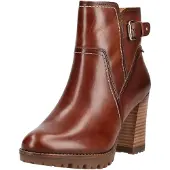 Pikolinos Damen Stiefelette mit Blockabsatz & Plateau Connelly W7M-8730, Größe:39 EU, Farbe:Braun