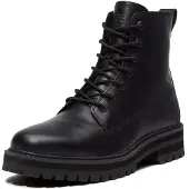 Timberland für Herren. TB0A41CGW021 Britton Drive Lederstiefel, schwarz (44), Wohnung, Schnürsenkel, Lässig