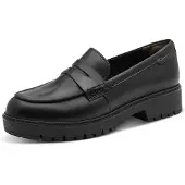 Tamaris Damen Slipper Leder, schwarz, 37 EU