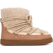 INUIKII für Damen. 1001.003.0072 Lederstiefel Curly Rock beige (41), Wohnung, Schnürsenkel, Lässig