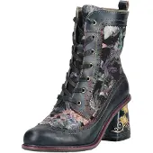 LAURA VITA Schnürstiefelette "Stiefelette Leder/Textil"