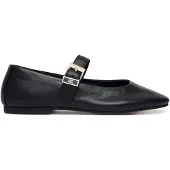 Tommy Hilfiger Ballerinas Buckle Leather Ballerina FW0FW09684 Schwarz 37