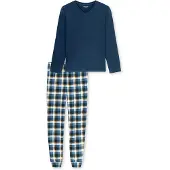 Schiesser Schlafanzug Casual Essentials in Deep blue | Gr.: 52