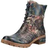 LAURA VITA Stiefelette Stiefelette Leder/Textil