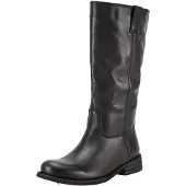 Felmini Leder Stiefel GREDO E638 mit wadenhohem Schaft, Zuglaschen und Brünier-Finish