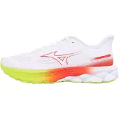 Mizuno Wave Skyrise 7 Laufschuhe Weiß Orange AW26, Größe 44,5 - EUR