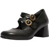 Fly london Damen Pumps aus hochwertigem Leder mit elegantem Blockabsatz