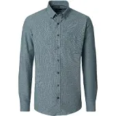 Casamoda Freizeithemd Faux Uni Grün