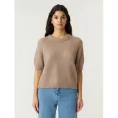 Y.A.S Y.a.s. Damen Pullover & Cardigans Yasjohi Ss Wool Blend Pullover - Beige - Größe XS