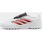 Adidas Fußballschuh PERFORMANCE "PREDATOR CLUB, HYBRIDRASEN, UMSCHLAGBARE ZUNGE", Gr. 45, cloud weiß, solar turbo, core schwarz, Synthetik, Schuhe Fußballschuh, für synthetische Hartplätze