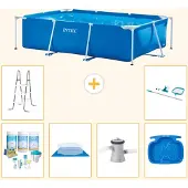 Intex Rechteckiger Frame Pool - 260x160x65 cm - 7-teilig S20831