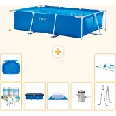 Intex Rechteckiger Frame Pool - 260x160x65 cm - 8-teilig S21118