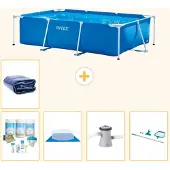 Intex Rechteckiger Frame Pool - 260x160x65 cm - 6-teilig S20035