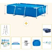Intex Rechteckiger Frame Pool - 260x160x65 cm - 8-teilig S20039