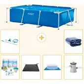 Intex Rechteckiger Frame Pool - 260x160x65 cm - 7-teilig S20031