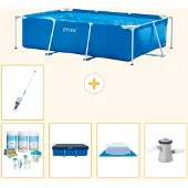 Intex Rechteckiger Frame Pool - 260x160x65 cm - 6-teilig S20027