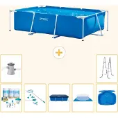 Intex Rechteckiger Frame Pool - 260x160x65 cm - 8-teilig S20030