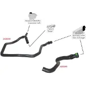 METZGER AUTOTEILE Kühlerschlauch 2420085 für FORD