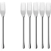 Villeroy & Boch Vorteilset 6 Stück Udine Tafelgabel Edelstahl silber/platin 1263470050