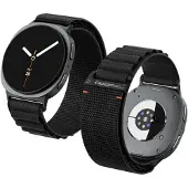 Spigen Stoffarmband, schwarz - Samsung Galaxy Watch 2026/8 46mm/44mm/40mm