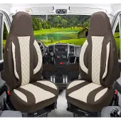 BREMER SITZBEZÜGE Wohnmobil Sitzbezüge & Schonbezüge für Hobby Siesta V 60 GF | Passgenaue Vordersitzbezüge | Teilintegriert, Kastenwagen & Alkoven | Sitzbezug Fahrer & Beifahrersitz