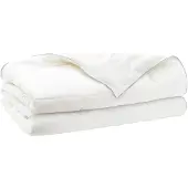 vidaXL Bettdecke 152x203 cm Sommer 200 GSM Australische Wolle Weiß