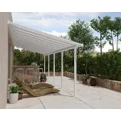Canopia Aluminium Terrassenüberdachung Olympia Weiß 295x924x305 cm