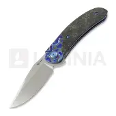 Reate TF-4 Taschenmesser, Zircuti & Marble Carbon Fiber, Hand Rubbed