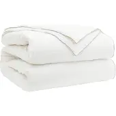 vidaXL Bettdecke TRIER 200x200cm 4 Jahreszeiten 140+220GSM Weiß