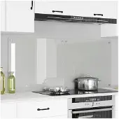 vidaXL Küchenrückwand 2 stk. Transparent 70 x 60 cm Gehärtetes Glas