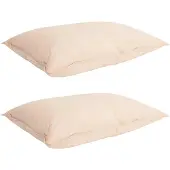 vidaXL Bettwäsche-Set 2 stk. 260 x 240 cm Für alle Jahreszeiten Beige
