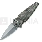 Fox knives Saturn Flipper - Stonewash - Micarta Taschenmesser, olivgrün
