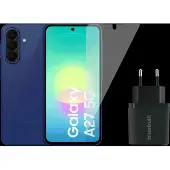Samsung Galaxy A27 128GB Blau 5G + Basis-Zubehörset