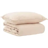 vidaXL Bettwäsche-Set 2 stk. Sommer 100% natürlicher Kapok Beige