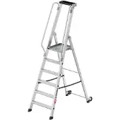 Hailo Aluminium-Plattformleiter Master P80 6 Stufen