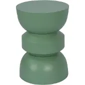 Vente-unique Garten-Beistelltisch aus Metall – Mandelgrün – TOQO von MYLIA