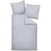 Janine Edelflanell Bettwäsche Chinchilla S 78071 135x200 cm + 80x80 cm silber