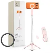 Tech-Protect L11s Magsafe Bluetooth Selfie Stick Tripod Pink