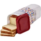 Semoic Transparenter Brotkasten Aus Kunststoff, Frischhalte-Toast-Aufbewahrungshalter mit Deckel, Brot-Knusper-Brot-Aufbewahrungsbehälter, D