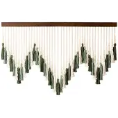 Semoic Makramee-Quastengirlande, Grün, Boho-Wandkunst, Wanddekoration Fürs Kinderzimmer, Makramee-Wandbehang, Kinderzimmer-Dekor A